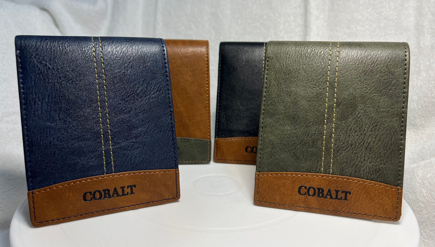 Cobalt's Stylish Vegan Wallets