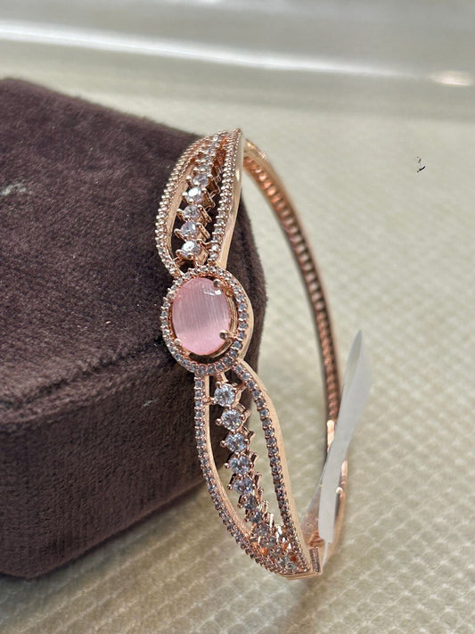 TrendyE-RoseGold Diamond Bracelet (Click)